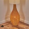Nalek Staande lamp Bruin, houtlook, 2-lichts
