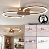 Koman Plafondlamp LED Zandkleurig, 1-licht