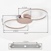 Koman Plafondlamp LED Zandkleurig, 1-licht