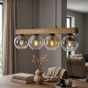 Ripoll Hanglamp, Kogellampje, Hanglamp Natuurlijke kleuren, Zwart, 4-lichts