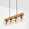 Ripoll Hanglamp, Kogellampje, Hanglamp Natuurlijke kleuren, Zwart, 4-lichts
