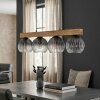 Koyoto Hanglamp, Kogellampje, Hanglamp Natuurlijke kleuren, Zwart, 4-lichts
