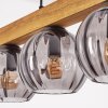 Koyoto Hanglamp, Kogellampje, Hanglamp Natuurlijke kleuren, Zwart, 5-lichts