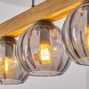 Koyoto Hanglamp, Kogellampje, Hanglamp Natuurlijke kleuren, Zwart, 5-lichts