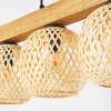Basto Hanglamp, Kogellampje, Hanglamp Natuurlijke kleuren, Zwart, 4-lichts