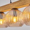 Koyoto Hanglamp, Kogellampje, Hanglamp Natuurlijke kleuren, Zwart, 4-lichts