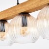 Koyoto Hanglamp, Kogellampje, Hanglamp Natuurlijke kleuren, Zwart, 4-lichts