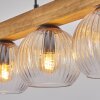 Koyoto Hanglamp, Kogellampje, Hanglamp Natuurlijke kleuren, Zwart, 4-lichts