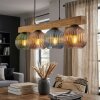 Koyoto Hanglamp, Kogellampje, Hanglamp Natuurlijke kleuren, Zwart, 4-lichts