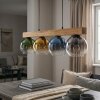 Koyoto Hanglamp, Kogellampje, Hanglamp Natuurlijke kleuren, Zwart, 4-lichts