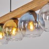 Koyoto Hanglamp, Kogellampje, Hanglamp Natuurlijke kleuren, Zwart, 4-lichts