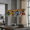 Koyoto Hanglamp, Kogellampje, Hanglamp Natuurlijke kleuren, Zwart, 4-lichts