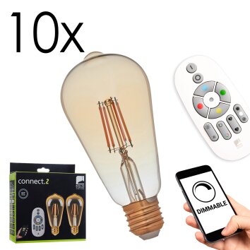 Eglo verlichting E27 LED 5.5 Watt warm wit dimbaar 500 Lumen
