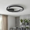 LED Plafondlamp Miral met dubbele lichtgevende ring en wit scherm, CCT 2700-6500 Kelvin