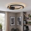 LED Plafondlamp Miral met dubbele lichtgevende ring en wit scherm, CCT 2700-6500 Kelvin