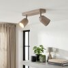 Lemak LED plafondspot 2-lichts, zandkleurige verstelbare GU10 spot