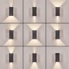 LED buitenwandlamp Hoods met rechthoekige behuizing, 4000 Kelvin neutraal wit, IP44
