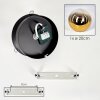 Gastor bolvormige plafondlamp E27 voor woonkamer en eetkamer, retro-vintage