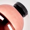 Modern kogellampje Gastor met koperkleurige glazen bol ø 25 cm en E27-fitting