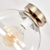 Vintage Kogellampje Gastor met heldere glazen bol ø 25 cm en E27-fitting