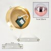 Gastor bolvormige plafondlamp rond Ø 25 cm met E27 fitting voor woonkamer