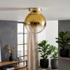 Moderne Kogellampje Gastor met goud-heldere glazen bol, E27-fitting