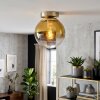 Moderne Kogellampje Gastor met goud-heldere glazen bol, E27-fitting