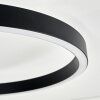 Ronde LED plafondlamp Narok met overlappende ringen, RGB en CCT 2700-6500 Kelvin