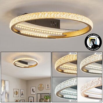 Calista ronde LED plafondlamp, platte plafondverlichting ø 29,5 cm, modern