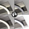 Kordex LED plafondlamp met dubbele ring, moderne plafondverlichting voor woonkamer