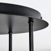 Moderne Cluster-plafondlamp Gastor met 4 bollen van helder en rookkleurig glas, ø 15 cm