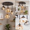 Chehalis 4-lichts plafondlamp met bolvormige kappen, rond Ø 38 cm, G9
