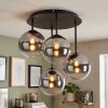 Chehalis plafondlamp, retro plafondlamp met 4 bolkappen, 4-lichts, G9, ø 41 cm