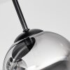 Chehalis plafondlamp, retro plafondlamp met 4 bolkappen, 4-lichts, G9, ø 41 cm