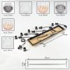 Clusterhanglamp Koyoto met 6 bollen in amber, helder en rookglas, verstelbaar bij montage