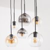 Koyoto hanglamp bol 6-lichts E27, eettafel hanglamp in moderne retrostijl
