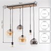 Hanglamp Koyoto, cluster met 6 glazen bollen, verstelbaar bij montage
