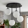 Chehalis moderne 4-lichts plafondlamp met bollen, G9, voor woonkamer en eetkamer