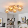 Gastor 4-lichts plafondlamp met bolvormige kappen en E14 fitting voor woonkamer