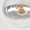 Moderne Kogellamp Gastor met heldere en rookkleurige glazen kap ø 25 cm, E27