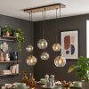 Hanglamp Koyoto, verstelbaar bij montage, met 6 bollen in cluster, voor de eettafel