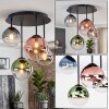 Chehalis 4-lichts plafondlamp met bollen voor woonkamer, rond ø 38 cm, vintage