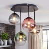 Chehalis 4-lichts plafondlamp met bollen voor woonkamer, rond ø 38 cm, vintage
