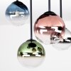 Chehalis 4-lichts plafondlamp met bollen voor woonkamer, rond ø 38 cm, vintage