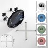 Chehalis retro plafondlamp met 4 bolvormige kappen, rond design voor woonkamer