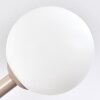 Moderne 10-lichts Cluster-plafondlamp Gastor met witte glazen bollen, zandkleurig