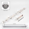10-lichts moderne Cluster-plafondlamp Koyoto met rookkleurige glazen bollen