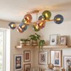 Gastor 10-lichts plafondlamp met bollen, E14, voor woonkamer en eetkamer