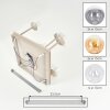 Gastor retro plafondlamp met 5 bollen, E14 fitting, voor woonkamer en eetkamer