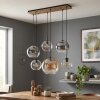 Koyoto hanglamp met bolkappen, 6-lichts E27 voor eetkamer en eettafel